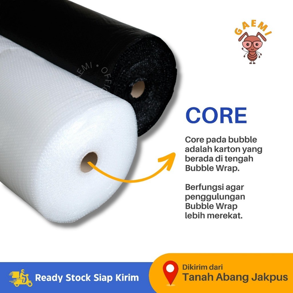 

RAIDESAFA_SHOP Bubble Wrap Roll Premium Gaemi 125cmx50m Harga Promo!