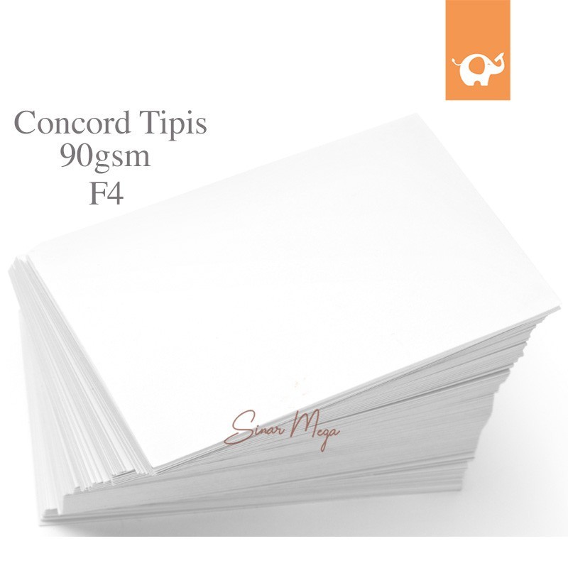 

Kertas Concord Tipis Ukuran F4 90gsm Pak