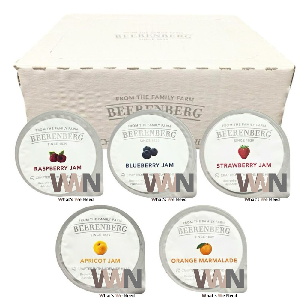 

Beerenberg Farm Selai Strawberry Apricot Orange Blueberry Blackberry Jam 14gr 1 BOX / 100PCS