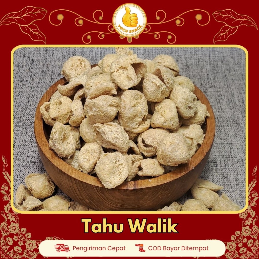 

Yogu Keripik Tahu Walik Renyah - Tahu Walik crispy Gurih Camilan Kiloan Kemasan 250gr,500gr Gratis Dus + Bubblewrap