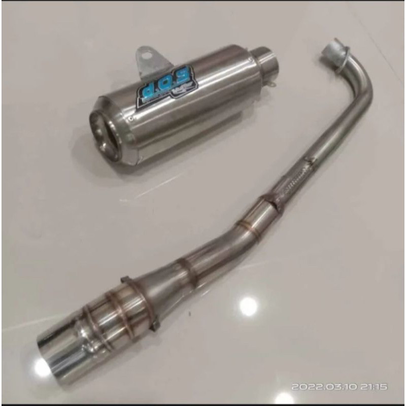 Knalpot DOS GP1 Jupiter Supra Smash Grand Revo Shogun Supra Fit Jupiter z1