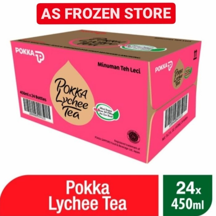 

Pokka Lychee Tea 450ml Pet / Pokka Leci Tea 450ml Botol 1 Dus 24 Pcs