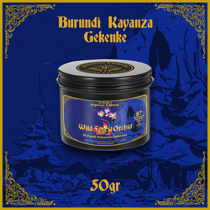 

Burundi Kayanza Gakenke, Intenso Honey - Black Forest Orchid - Arabika - 50gr