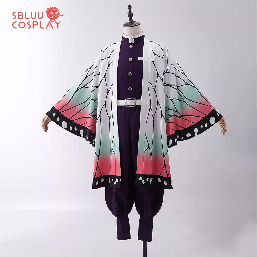 SBluuCosplay Kochou Shinobu Cosplay Costume Embroidery SR Quality TR Material Purple