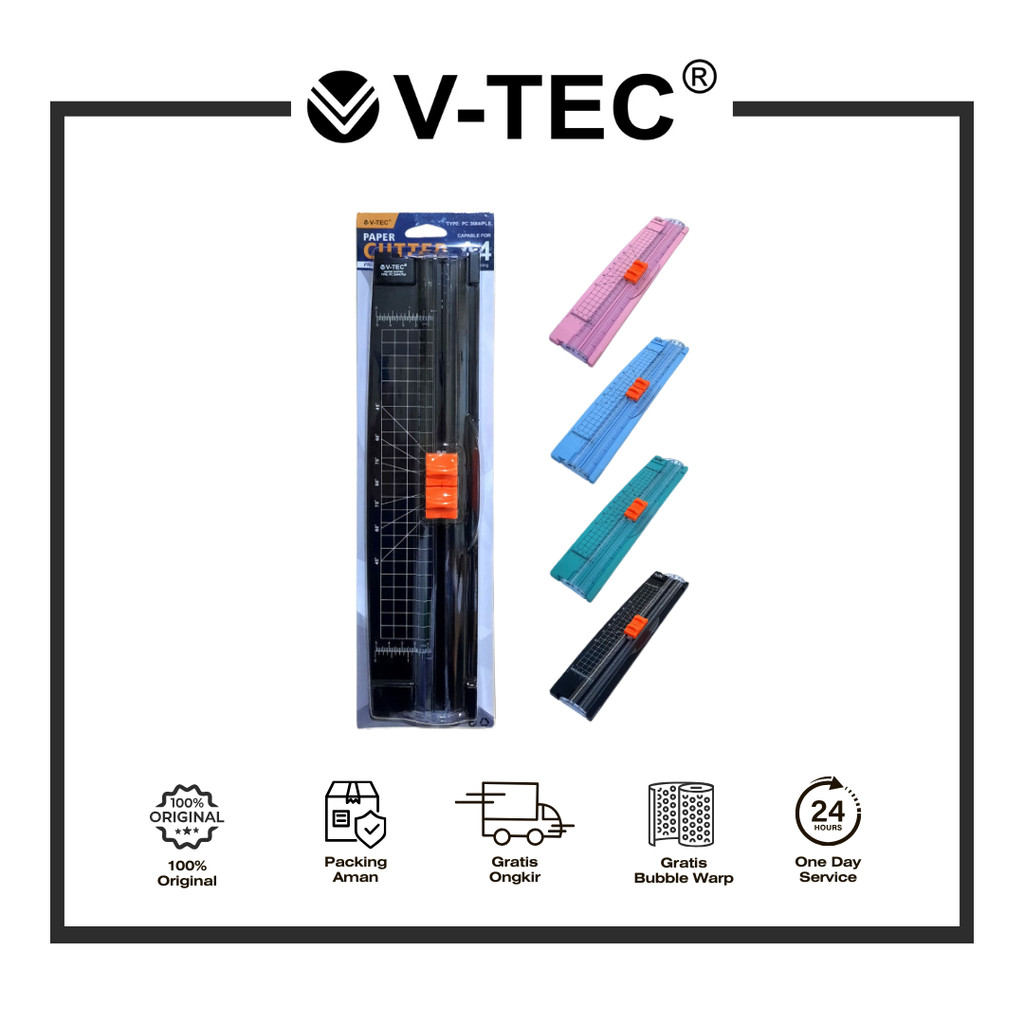 

V-TEC PAPER CUTTER PC 3684 A4 PEMOTONG KERTAS