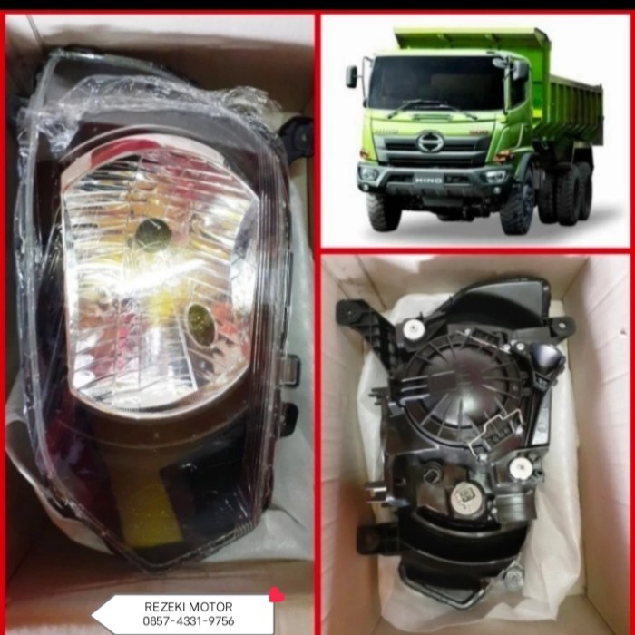 HEADLAMP HINO 500 LOHAN FM260TI LAMPU BESAR DEPAN HINO LOHAN J08E NEW BERKUALITAS