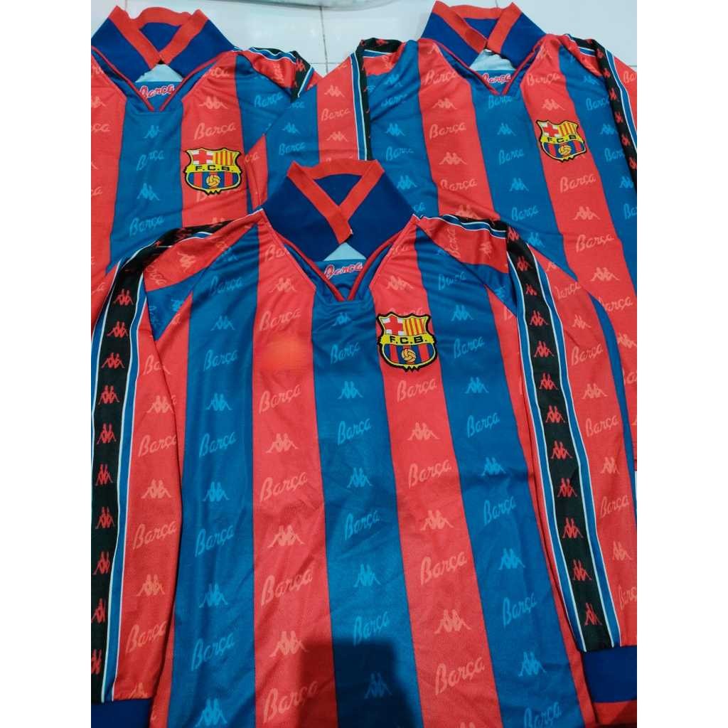 jersey retro barcelona 1995 long sleeve