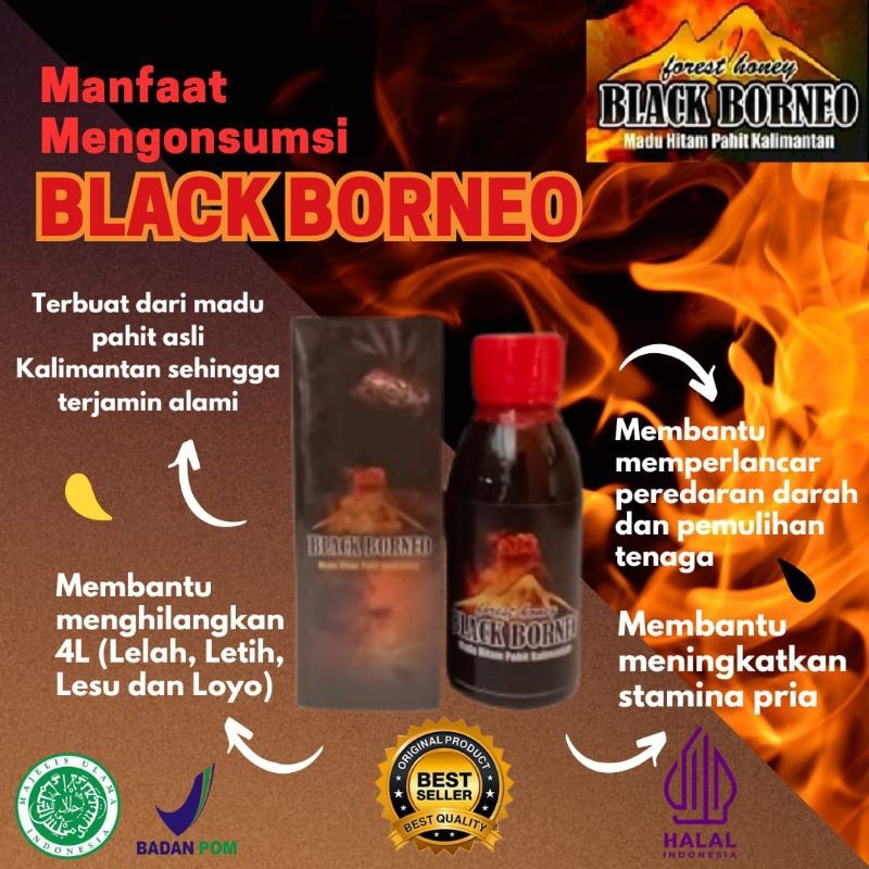 

BLACK BORNEO Madu Hitam Pahit Kalimantan 120ml