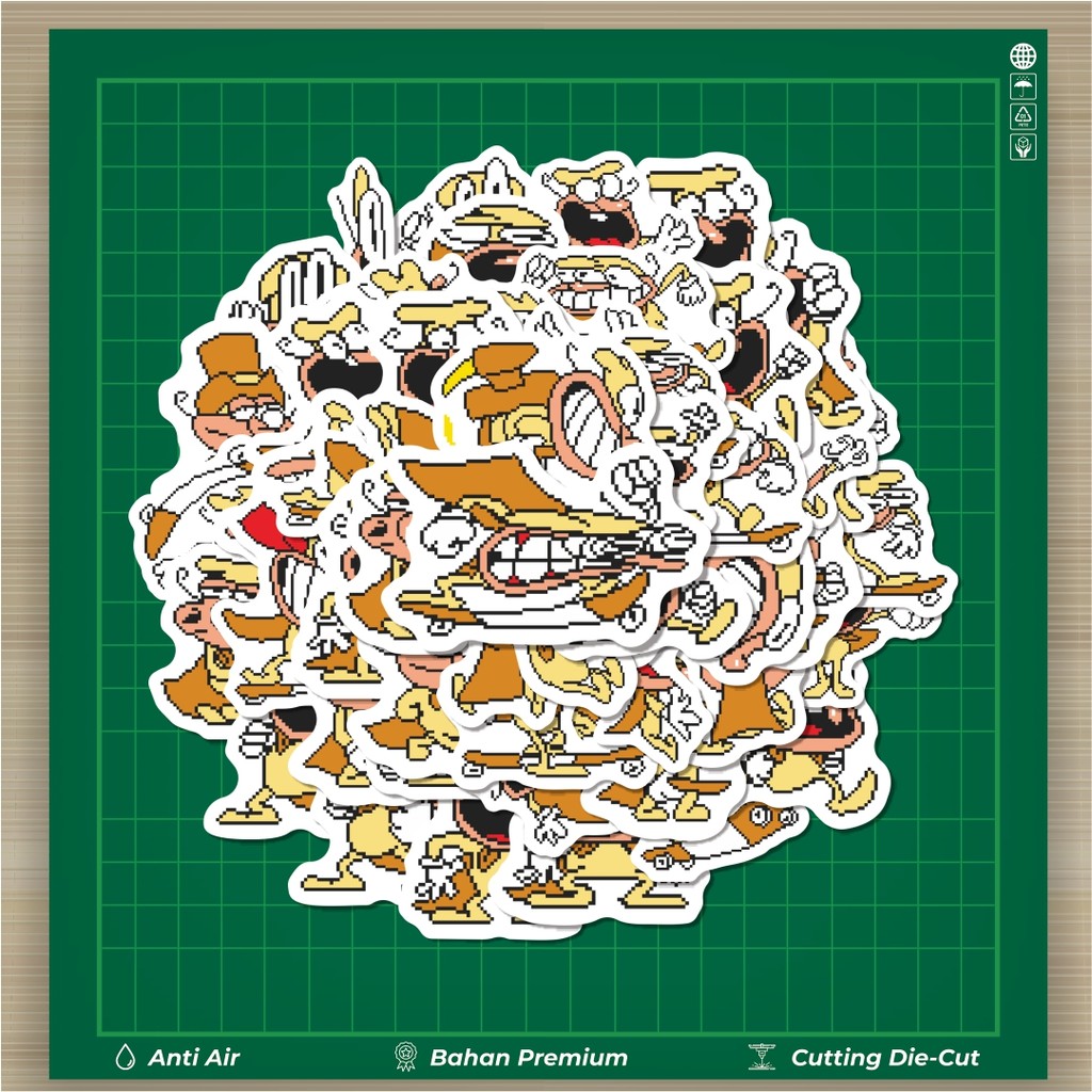 

HOT 50 PCS STIKER Stiker Pizza Tower V17 Stiker Fashion Cars Decal Dingin Kartu Album Custom Vinyl Anti Air- Sticker Aesthetic Buku Journal Koper Casing HP Tablet Laptop Helm Motor Botol Minum