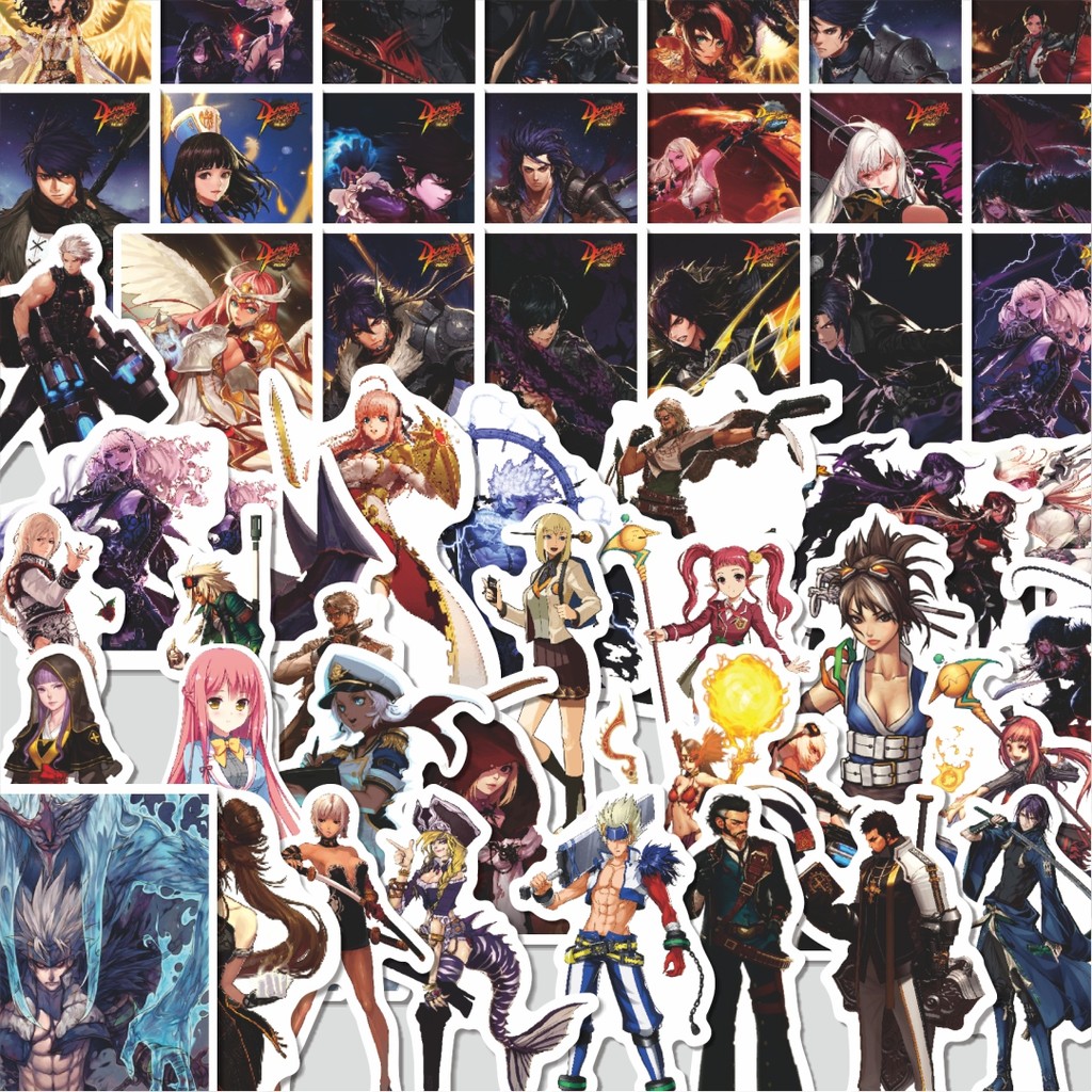 

Stiker Cutting Pack Stiker Game Dungeon Fighter Char Mix 3 Isi 100Pcs Series Aesthetic Lucu Keren Untuk Koper Bahan Vynil