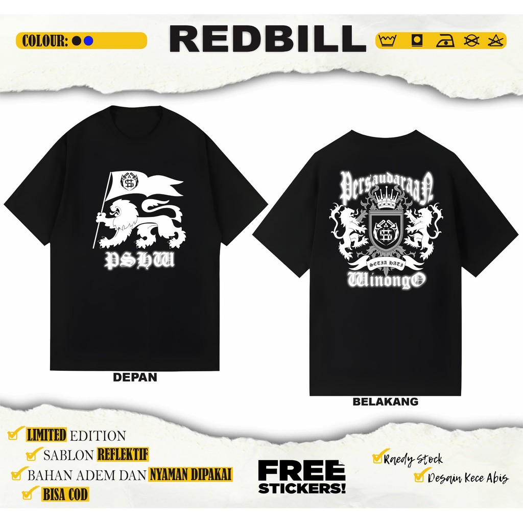 KAOS PSHW MENYALA PERSAUDARAAN SETIA HATI WINONGO SINGA KAOS DISTRO PSHW