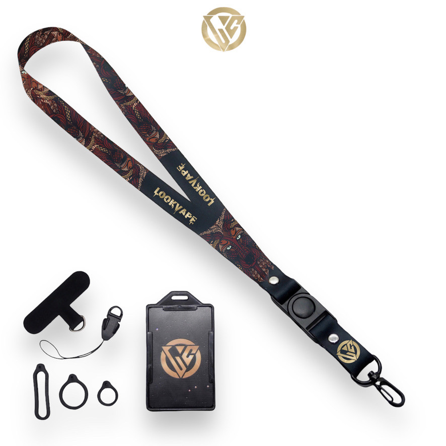 

Lanyard Craft Wolf III Series Gantungan Hp Holder Name Tag