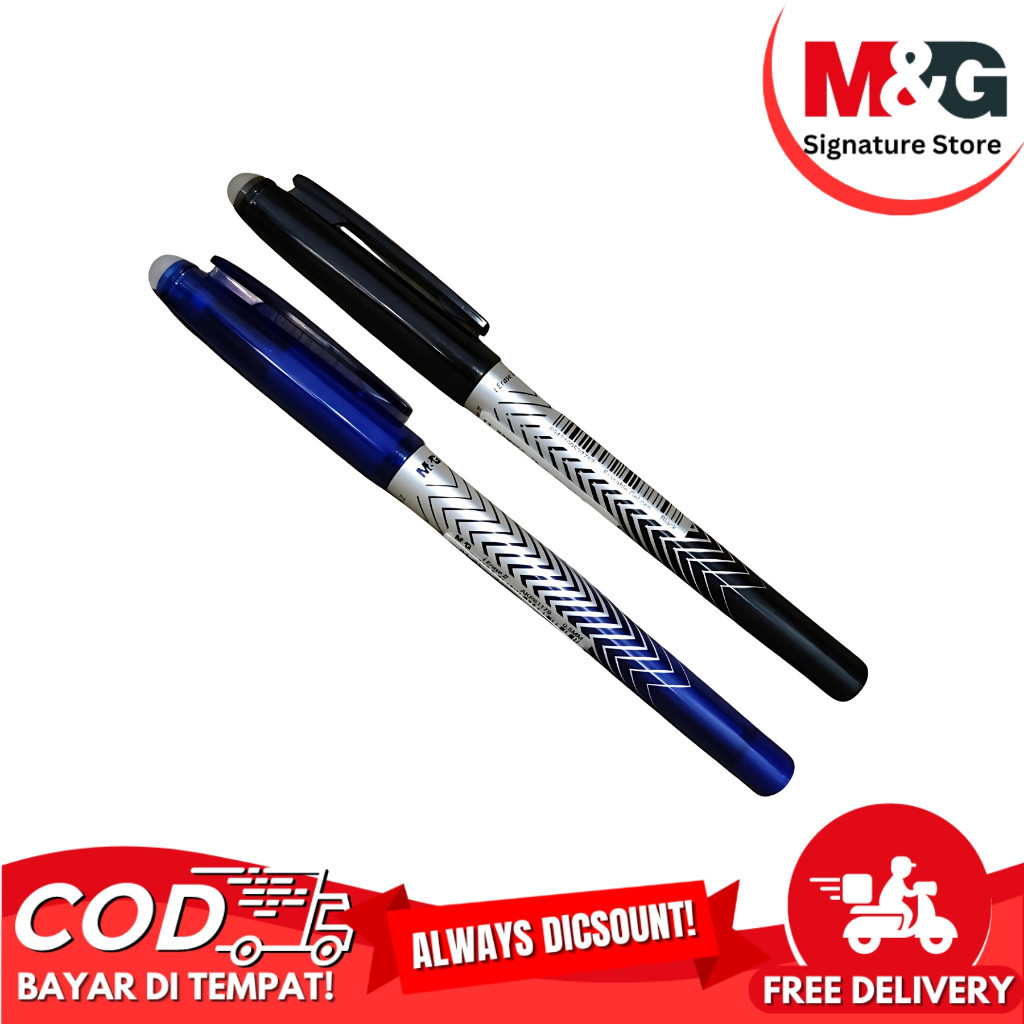 

Erasable Gel Pen M&G #AKP61179 Pulpen Bisa Dihapus 2 Warna Tip 0.5mm - SATUAN SHESB