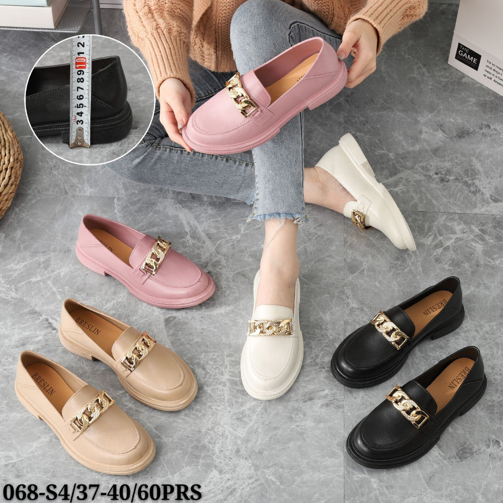 Sandal Wanita Jelly Wedges Import Breslin Slip On Hak Rendah 068-S4
