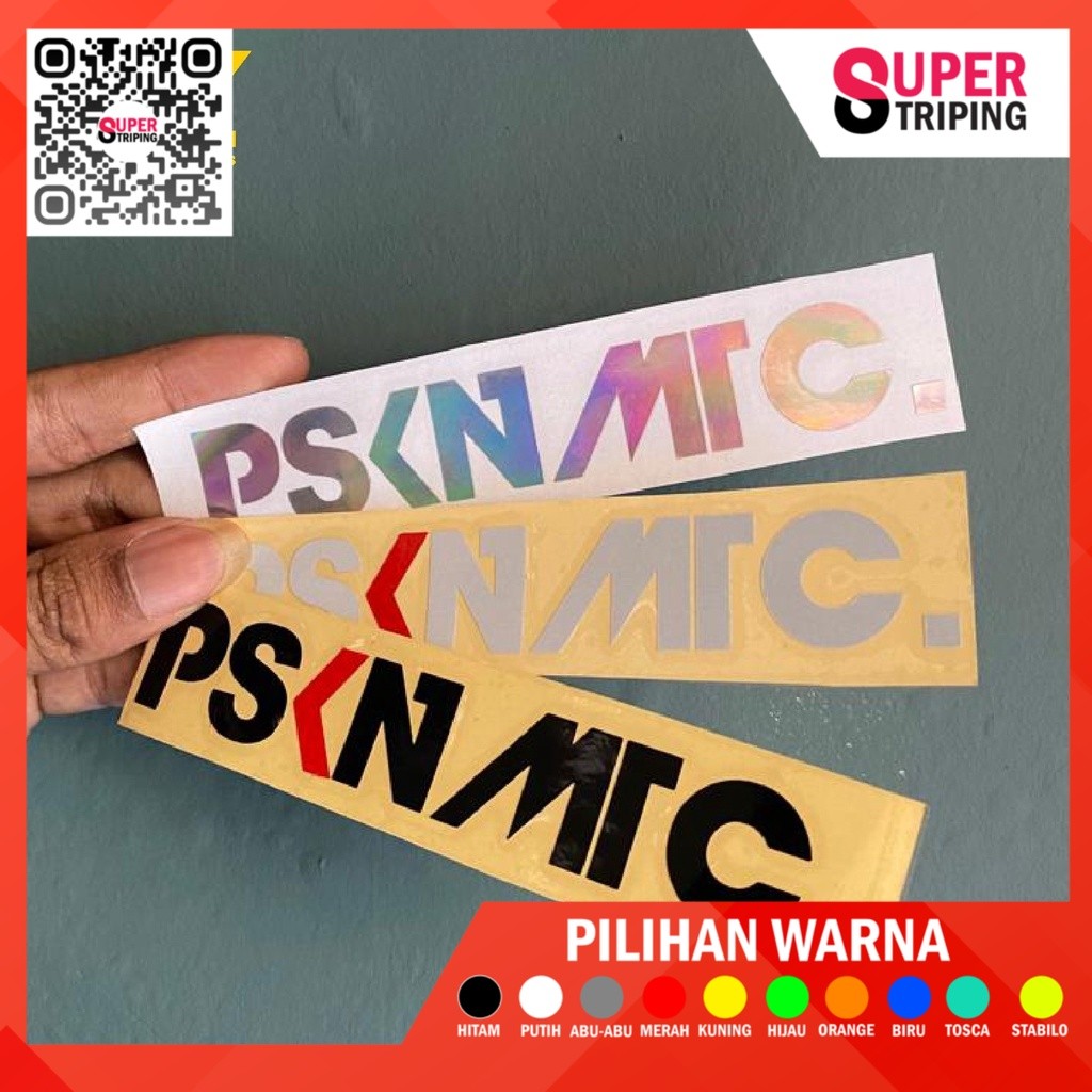 Cutting Sticker PSKNMTC Pasukan Matic Original Aksesoris Motor Stiker Lis Variasi CUT 08 Cod