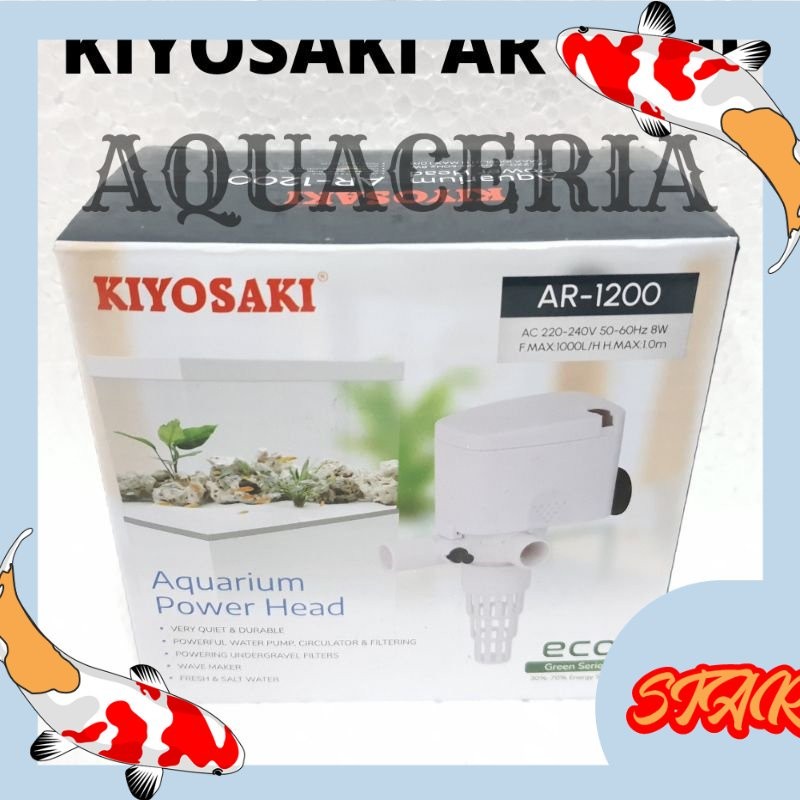 POMPA AQUARIUM KIYOSAKI AR 1200 POMPA CELUP AQUARIUM AQUASCAPE