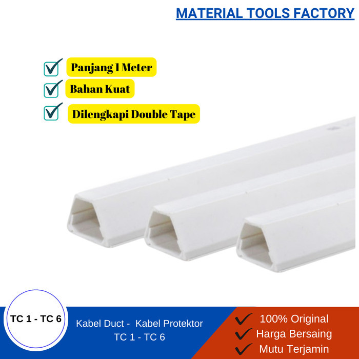 Kabel Duct  - Protektor Kabel TC 1 - TC 6 / Kabel Dak TC - Pelindung kabel - TC 1