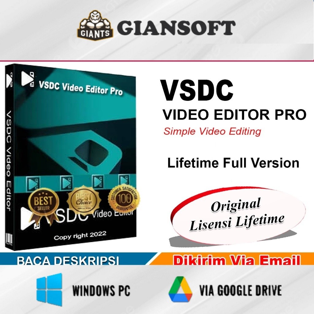 VSDC Video Editor PRO Lifetime Full Version for Windows