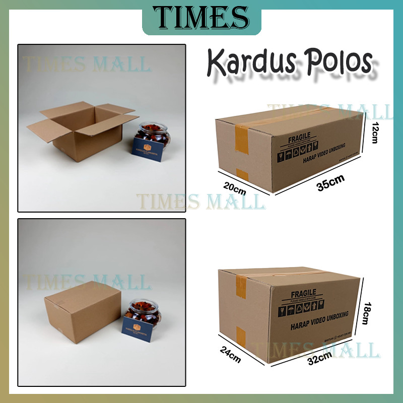 

Kardus Polos Besar Ukuran：32cmx24cmx18cm/35cmx20cmx12cm/Termurah Kardus Polos/Box Karton