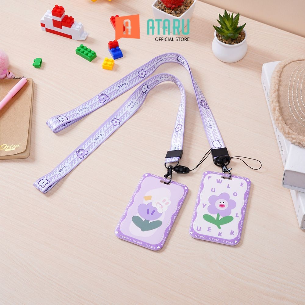 

Ataru Fashion Id Card Holder Print Random 36 Tempat Kartu Lanyard Name Tag Holder Id Card Holder Lucu