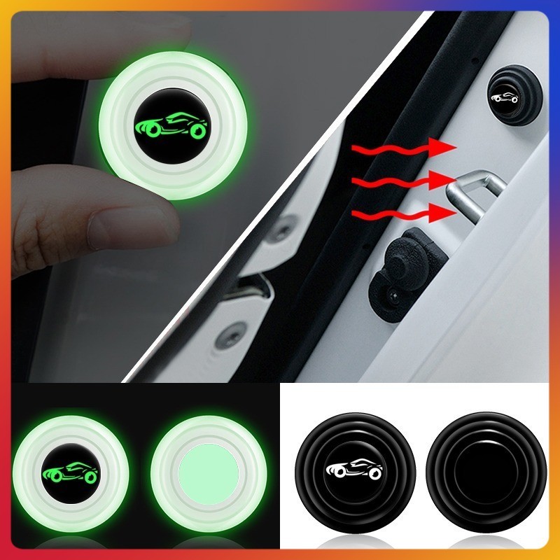 Universal Bercahaya Pintu Mobil Shock Absorber Karet/Pintu Karet Tikar Pintu Mobil Lebih Dekat Shock
