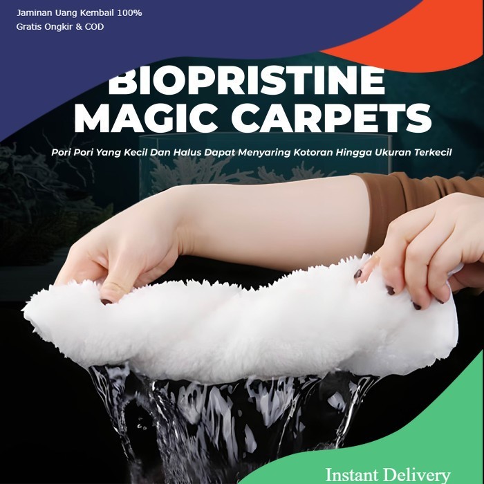 Media Filter BioPristine Magic Carpet Saringan Air Filter Cotton Mekanis Akuarium dan Kolam