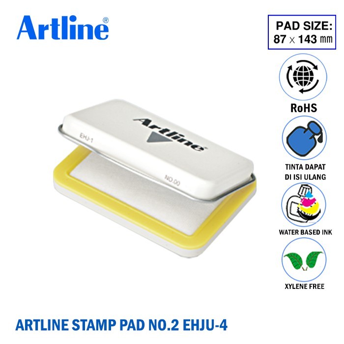 

ARTLINE EHJU-4 87x143MM NO.2 BANTALAN STEMPEL