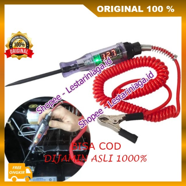 Tespen DC Digital Tespen Digital DC Multifungsi Tester Test Pen Mobil Motor ORIGINAL
