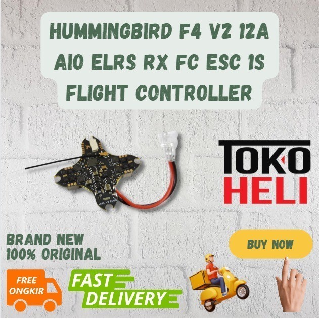 HummingBird F4 V2 12A AIO ELRS RX FC ESC 1S Flight Controller