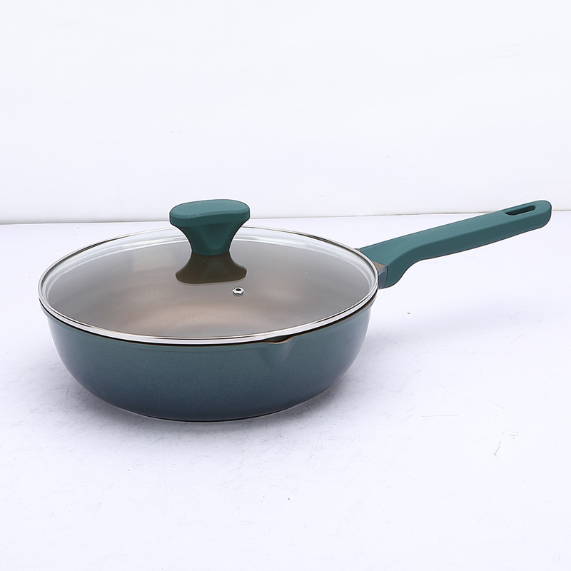DONNOR titanium alloy frying pan Deep frying pan non-stick frying pan