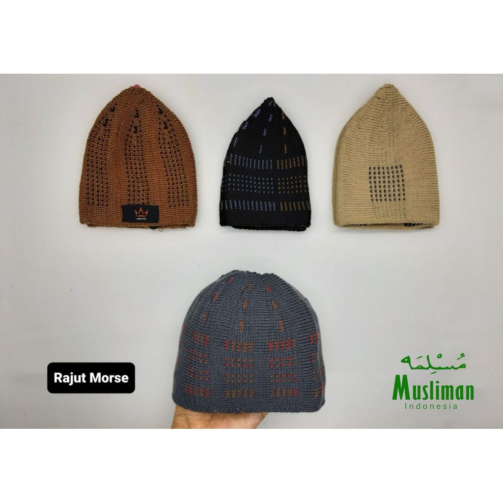 Peci Rajut / Topi Rajut / Kupluk Rajut / Rajut Tebal / Peci Rajut Semi-Basic