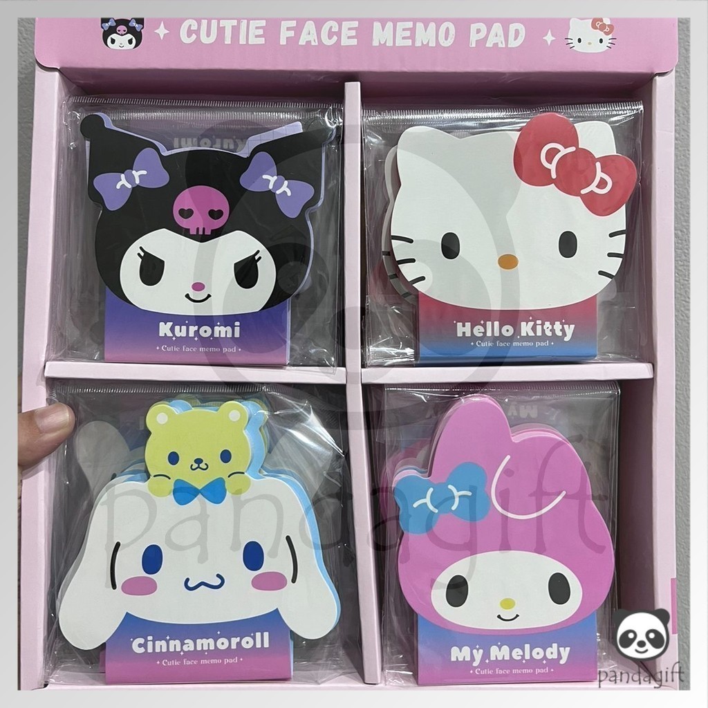

Memopad Sanrio Face Melody Kuromi Cinnamonroll - OS0387