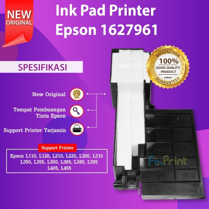 FixPrint Ink Pad Inkpad L110 L120 L210 Busa Pembuangan L300 L310 L360