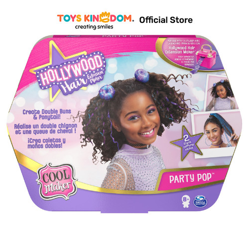 Toys Kingdom Cool Maker Set Hair Extension Hollywood Rambut Sambung Palsu Aksesoris Rambut Hair Acce