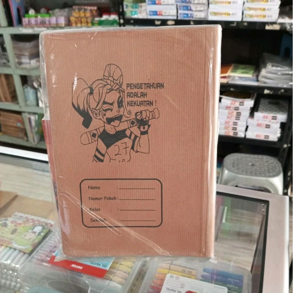 

Sampul Buku Kertas Polos Motif Cewek Cowok (10 Lembar)