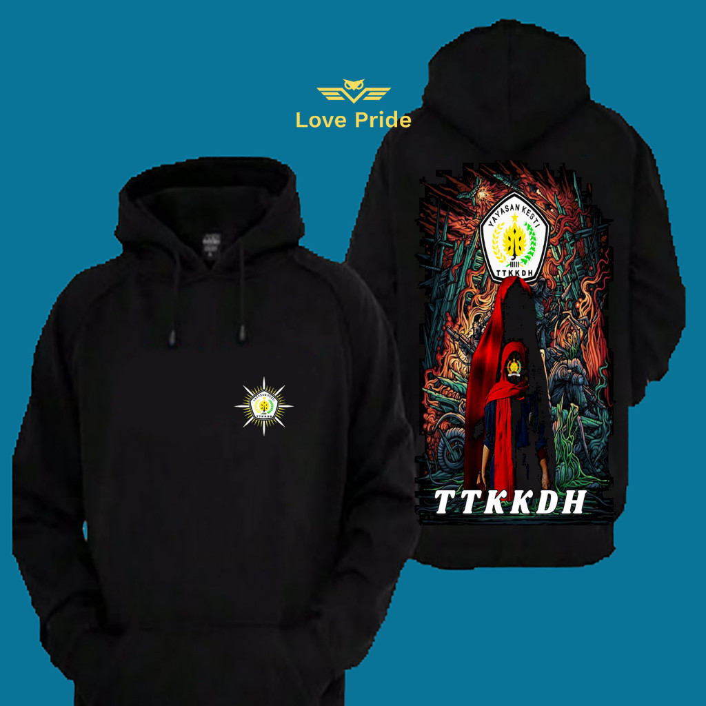 Sweater Hoodie Distro Pencak Silat Cimande TTKKDH Yayasan Kesti Premium Terbaru