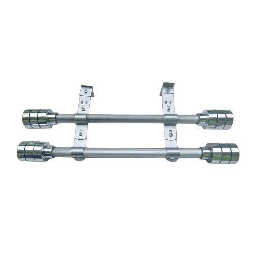 Tiang Besi Batang Gorden Double Rod Rolet Ring Smokering Besi Gorden Ganda Besi Bulat Kokoh