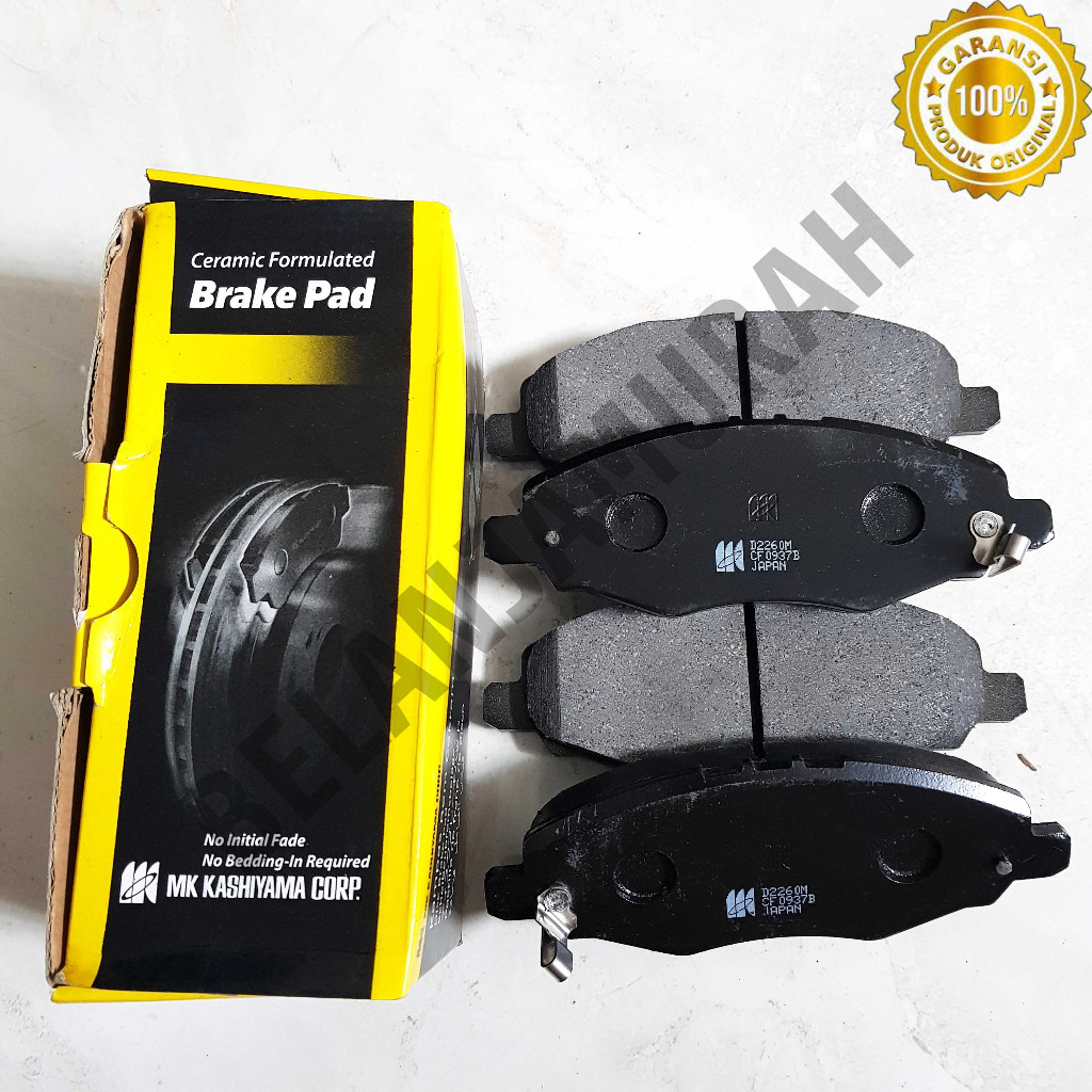 Brake Pad / Kampas Rem Depan Toyota Innova MK Kashiyama Kuning 100% Asli