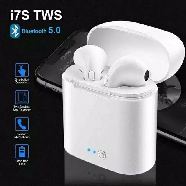 Headset bluetooth i7s tws handsfree bluetooth earphone wireless i7S tws henset bluetooth
