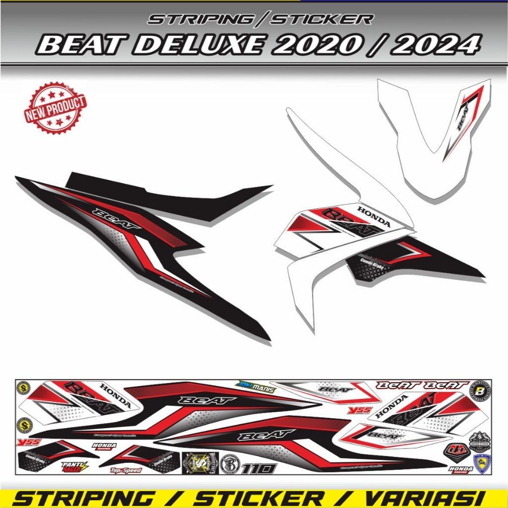 VARIASI ALL STRIPING BEAT DELUXE 2021 VARIASI