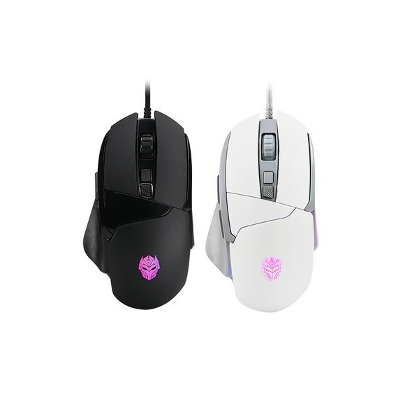 Rexus Xierra X18 RIFLE Gaming Mouse Wired 7200DPI 8 Tombol Hitam/Putih