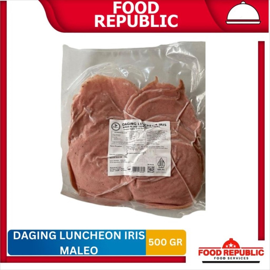 

Maleo Smoked Beef / Daging Luncheon Iris / Daging Asap 500 Gram Halal