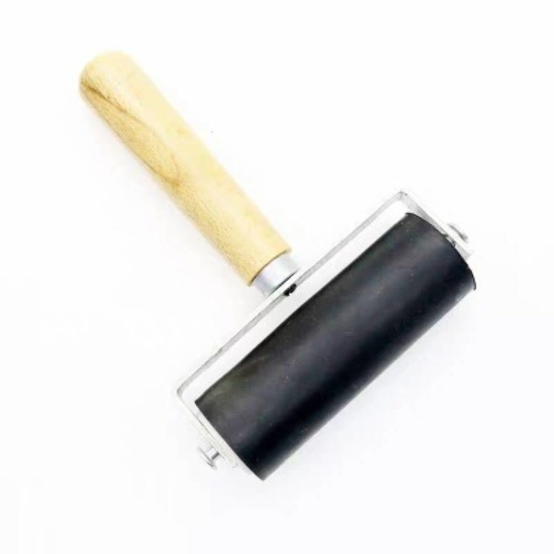 

6cm Ink Painting Printmaking Roller Children'S Engraving Tool Oil Painting Tool Brush Embossing Rubber Roller