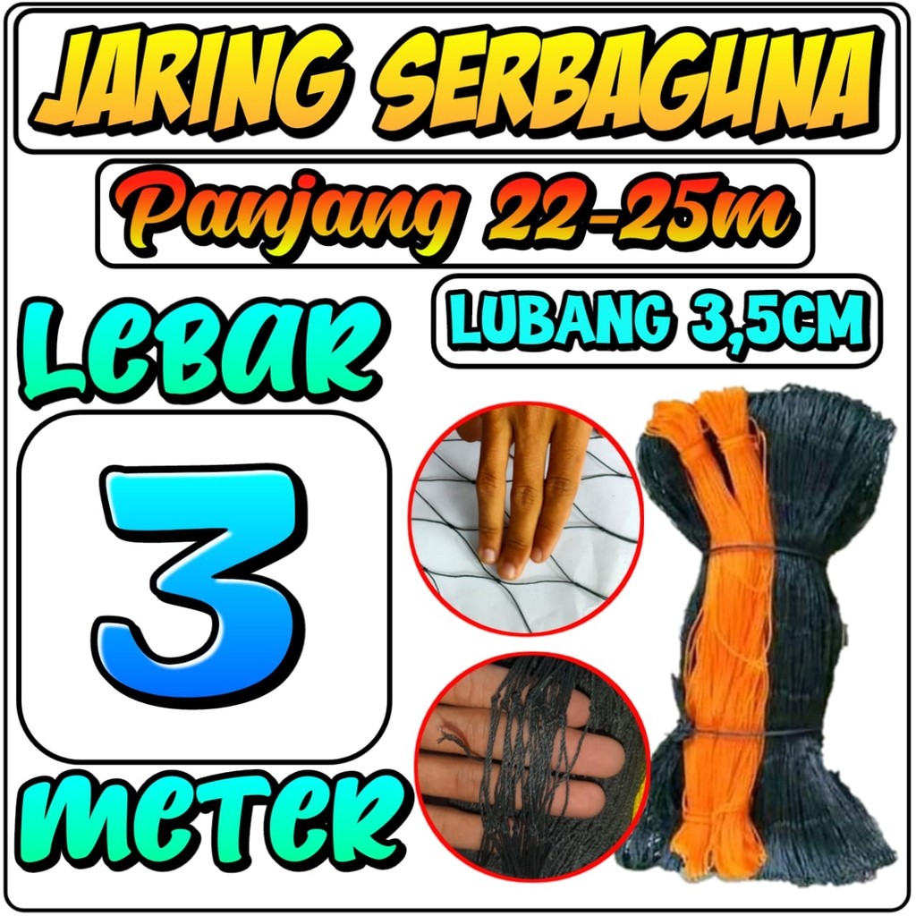 Jaring Pagar Jaring Pagar Ayam 3m x 22-25Meter Jaring Pagar Ayam