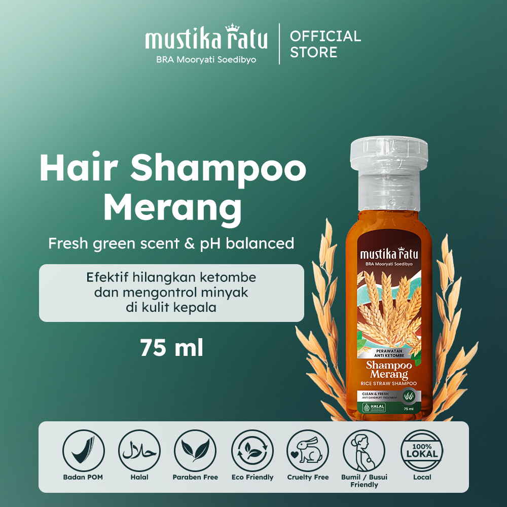 [ MUSTIKA RATU SAMPO MERANG 75ML ] Mustika Ratu Shampoo Merang 75ml