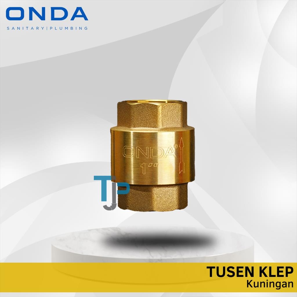 ONDA BRASS TUSEN KLEP 1 1/4"