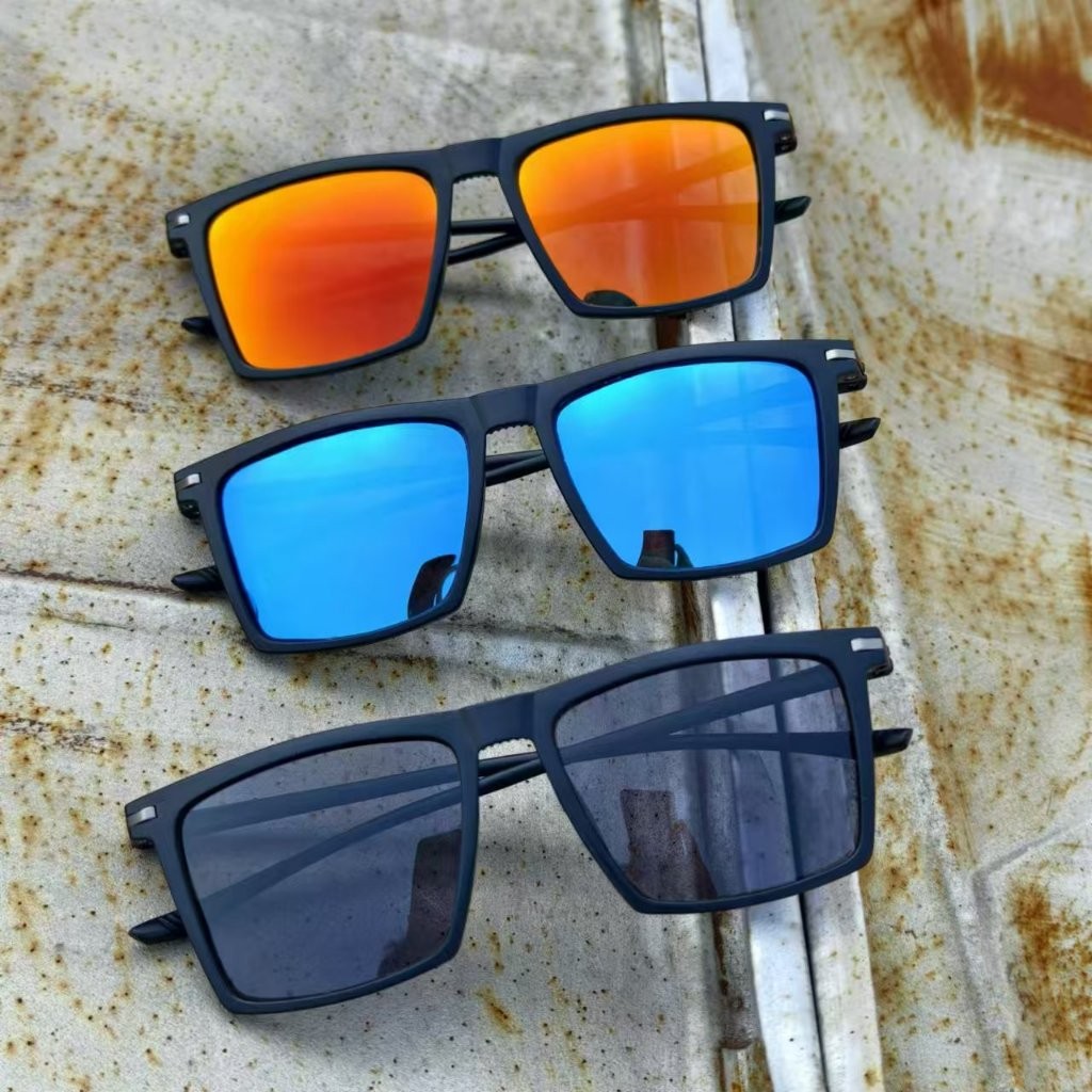 PROMOOO  Kacamata Hitam Photocromic Pria Polarized UV400 Motor Keren Sunglasses Cowok Wanita Polariz