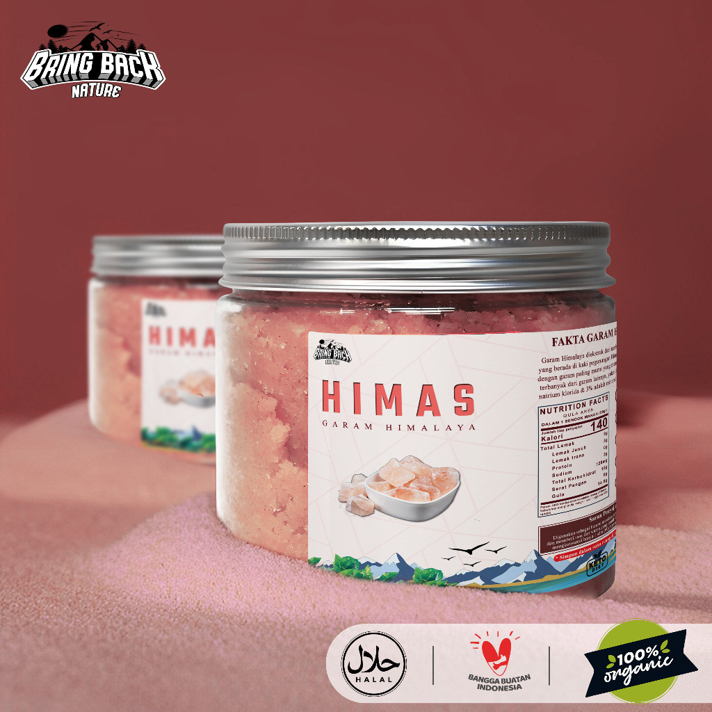 

GARAM HIMALAYA 320gr PENYEDAP RASA / PURE FINE PINK HIMALAYAN SALT ORGANIC UNTUK DIET ANTI HIPERTENSI / NATURAL HIMSALT ORIGINAL PREMIUM ORGANIK MPASI