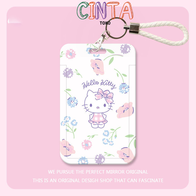 

ins flower student canteen meal card badge campus card holder bus yangchengtong subway access control work