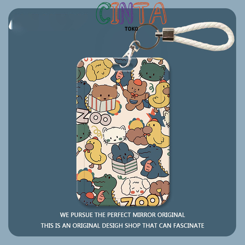 

ins cute pets student canteen meal card badge card holder campus card bus yangchengtong subway access control work